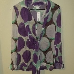 Diane von Furstenberg Blouse NWT